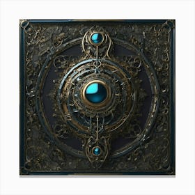 Blue Orb Canvas Print