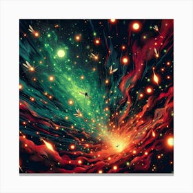 Radiant Sparks 12 1 Canvas Print