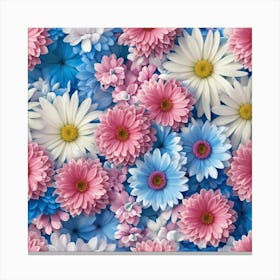 Flower Wallpaper Canvas Print