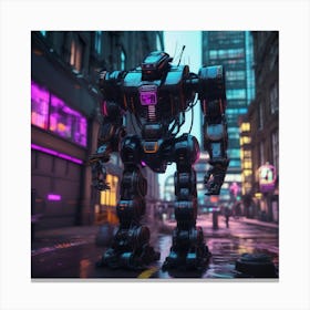 Futuristic Robot 37 Canvas Print