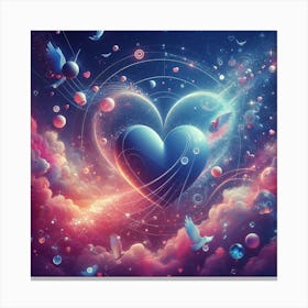 Love symbol 1 Canvas Print