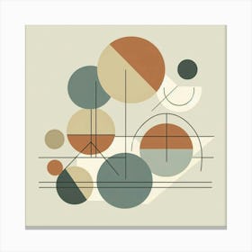 Minimalist vector wall art 4 Canvas Print