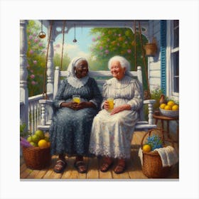 old friends Canvas Print