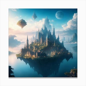 Cities of the Skies Canvas Print