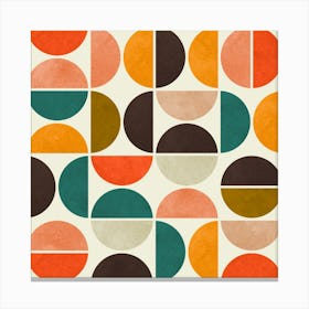 Colorful geometric shapes 2 Canvas Print