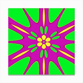 Psychedelic Flower 30 Canvas Print