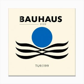 Bauhaus exhibition art print Canvas Print