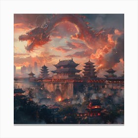The great Dragon Canvas Print