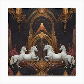 Unicorns Canvas Print