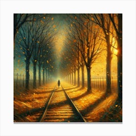 Train Tracks Canvas Print