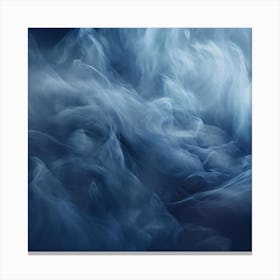Blue Smoke Canvas Print
