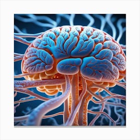 Brain And Nerves 18 Canvas Print