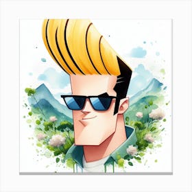 Johnny Bravo Canvas Print