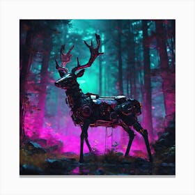 Deer In The Forest 92 Canvas Print