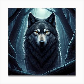 Majestic Wolf Canvas Print