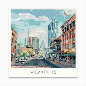 Memphis, Tennessee Canvas Print