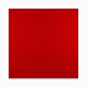 Red Canvas Canvas Print