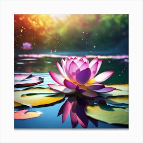 Lotus Flower 34 Canvas Print