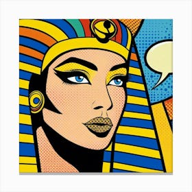 Pop Egyptian Yara Lush Canvas Print