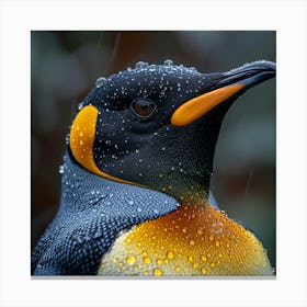 King Penguin 14 Canvas Print
