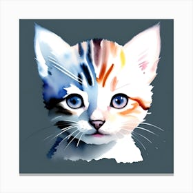 Portrait Of A Cat Canvas Print