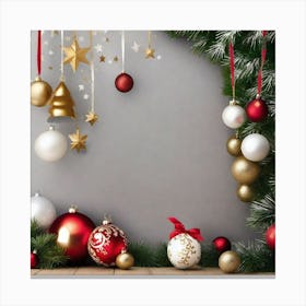 Christmas Background 30 Canvas Print