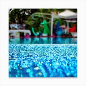 Pool Party 7 Canvas Print