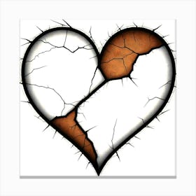 Broken Heart 1 Canvas Print