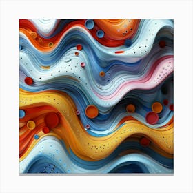 Abstract Abstract Painting 12 Canvas Print