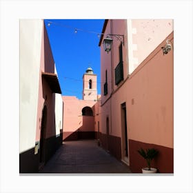 Narrow Alley - Alley Stock Videos & Royalty-Free Footage Canvas Print