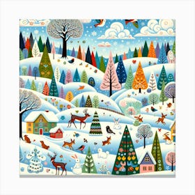 Christmas Is Here Canvas Print