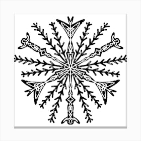 Snowflake 35 Canvas Print