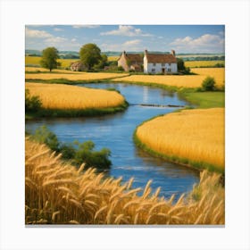 England Countryside Canvas Print