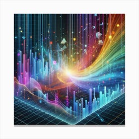 Abstract 3d Illustration 1 Canvas Print