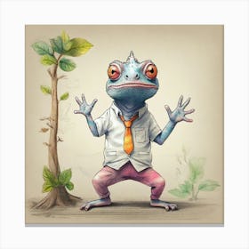 Lizard 22 Canvas Print