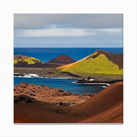 Lava Fields In The Galápagos Islands Canvas Print