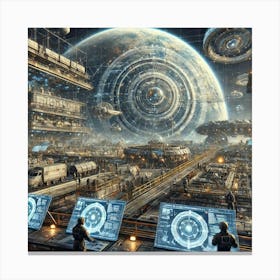 Role Orbital Engineering Commission Converted Canvas Print