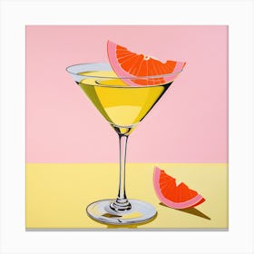 Cocktail In A Glass Canvas Print