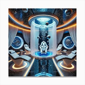 A Futuristic Spa Treatment Called Zero G Relaxatio Canvas Print