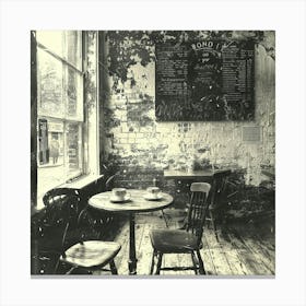 Café on, Such a sad light # 2 Canvas Print