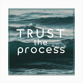 Trust The Process 2 Canvas Print