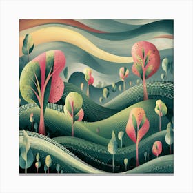 Landscape By Julia Canvas Print