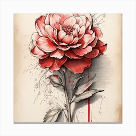 Peony Canvas Print