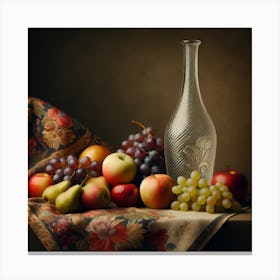 Still Life With Fruit Canvas Print