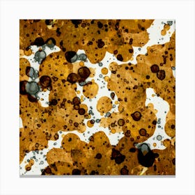 Watercolor Abstraction Spots In The Sun Canvas Print