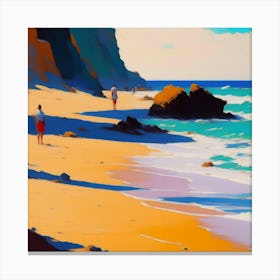 San Diego Beach Canvas Print