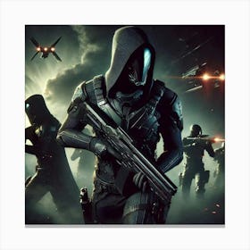 Shadow Operatives Raven Vanguard Canvas Print