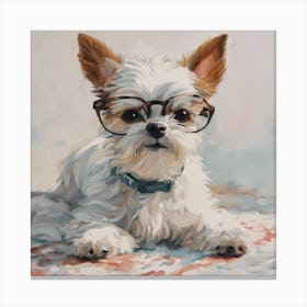 Intelligent Dog Canvas Print