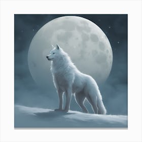 White Wolf Canvas Print