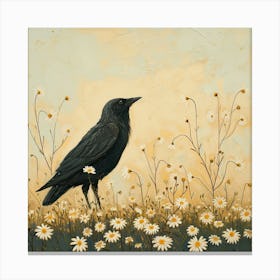 Bird Fairycore Painting 2 Canvas Print